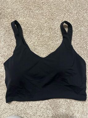 aerie Black Seamless Bra Tank with padding